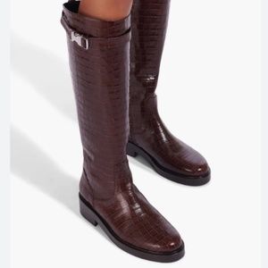 Staud Claud Buckle Riding Boot